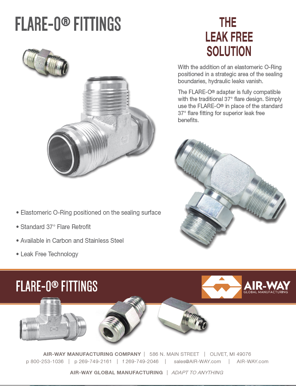Flare-O Fittings Product Bulletin